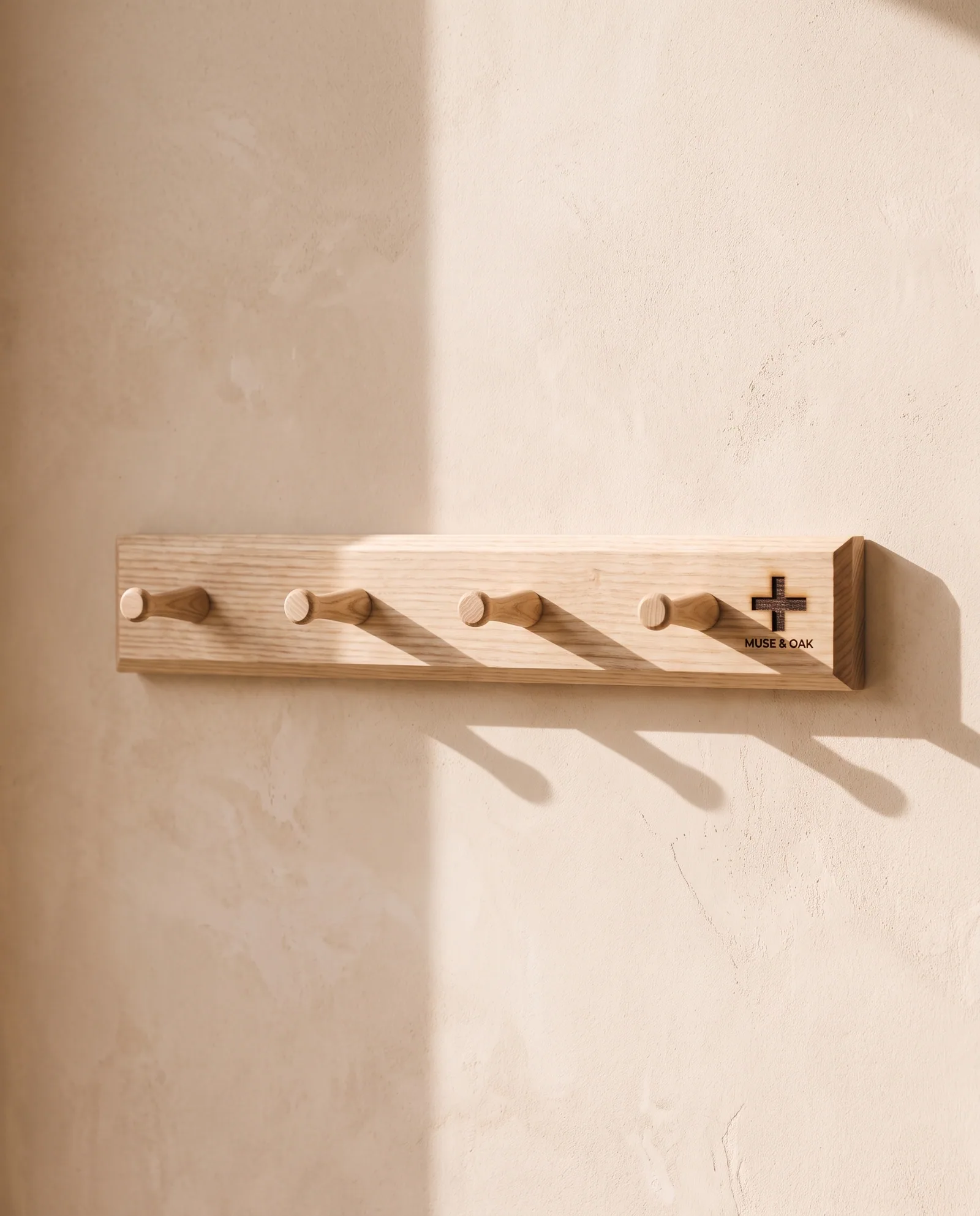 Peg Rail — Ash, turned pegs, two lengths.